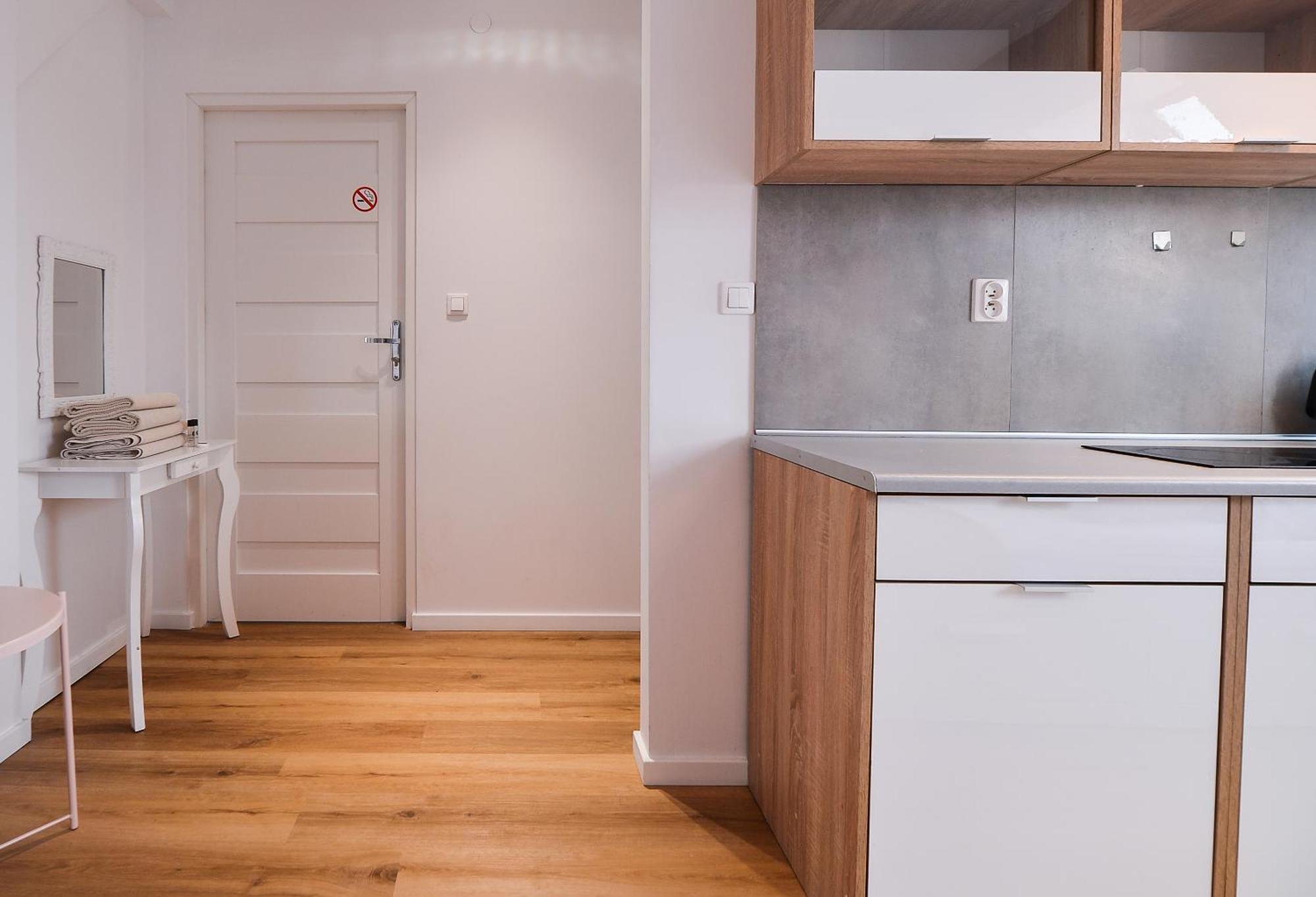 Citystay Brzezno Studio 3 Min Do Plazy Gdansk Habitación foto